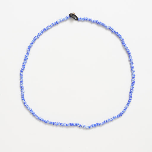 Single Strand Solid Necklace - Medium Blue