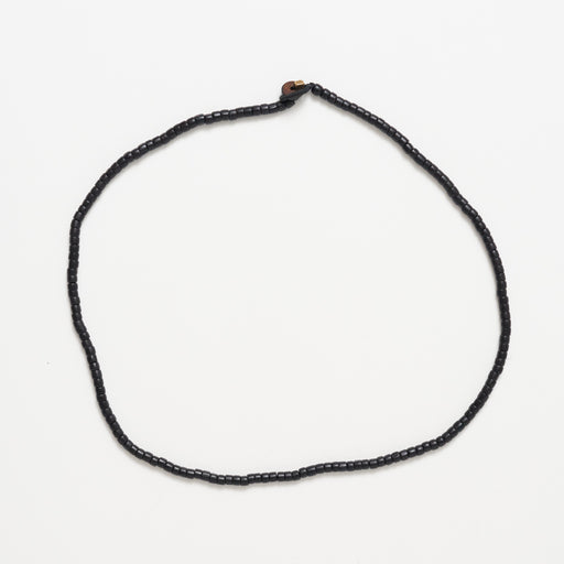 Single Strand Solid Necklace - Black