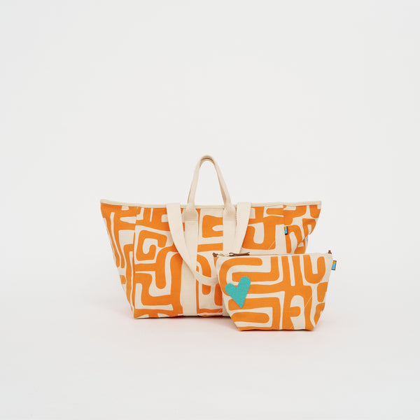 Utility Tote Savanna Citrus Kuba Bundle