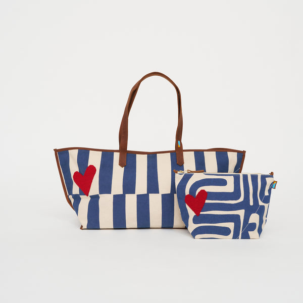 Shoulder Tote Skydiver Stripe Bundle