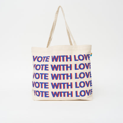 VOTE WITH LOVE Tote