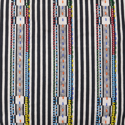 Go-To Tote - Black Beaded Stripe