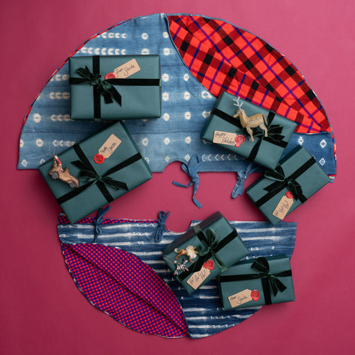 Reversible African Textile Tree Skirt lifestyle image