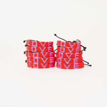LOVE Bracelet Bundle - Cherry/Bubblegum