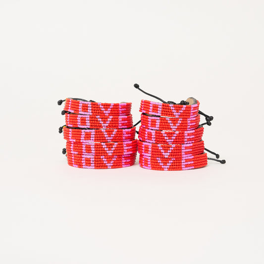 LOVE Bracelet Bundle - Cherry/Bubblegum