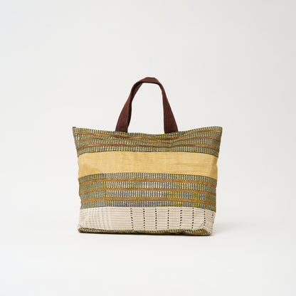 Aso-Oke Tote- Sand