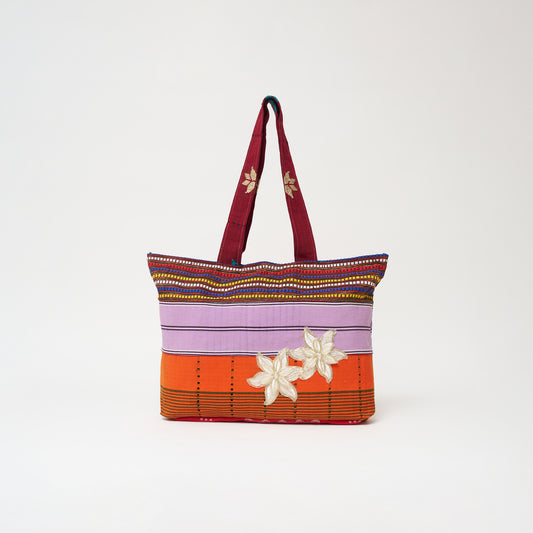 Aso-Oke Tote - Sunset