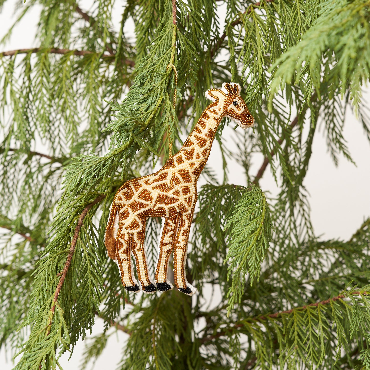 Beaded Ornament - Giraffe