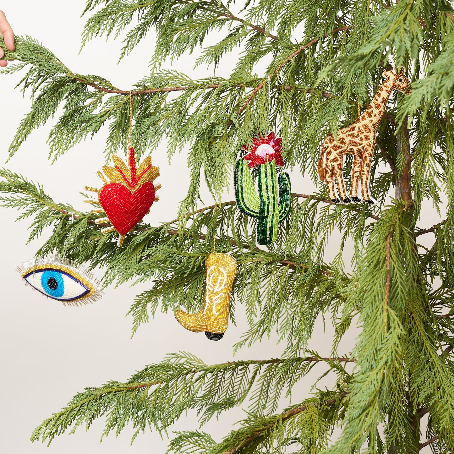 Beaded Ornament - Giraffe