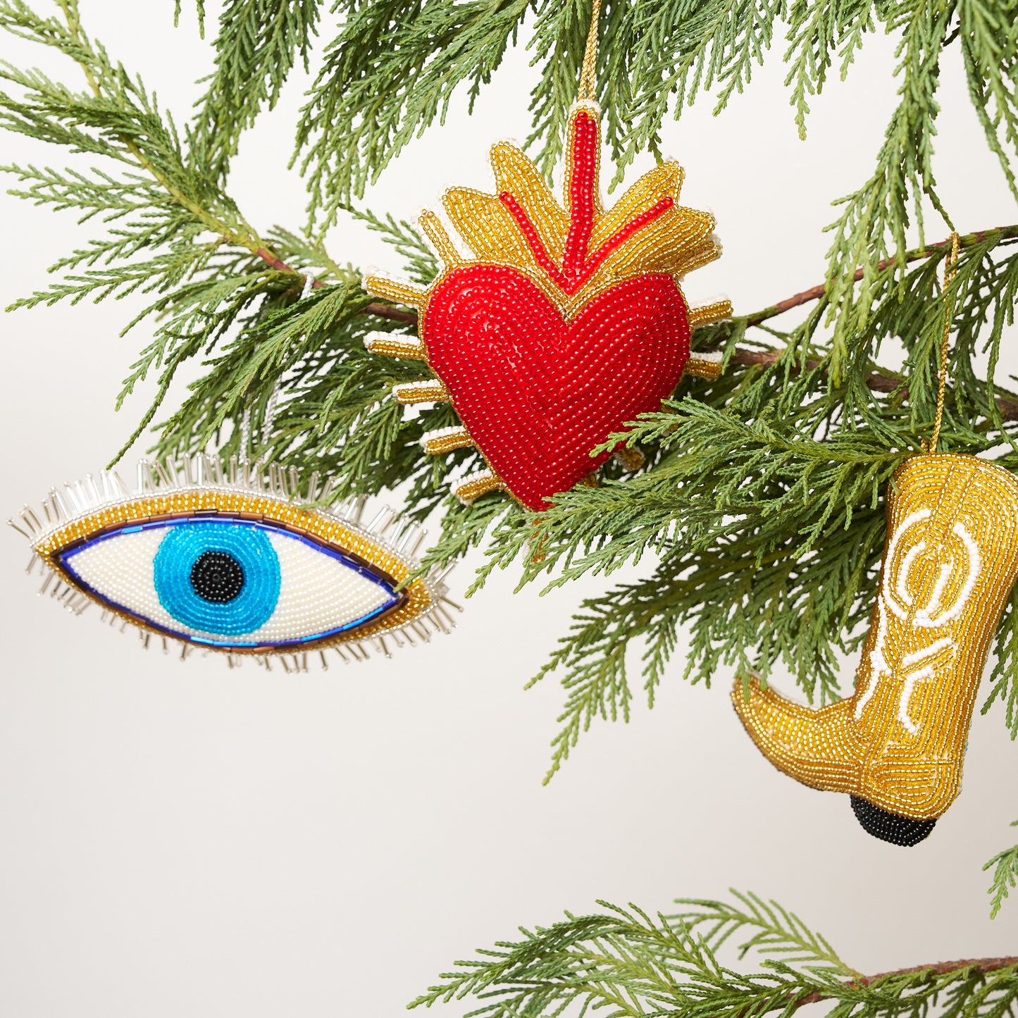 Beaded Ornament - Evil Eye