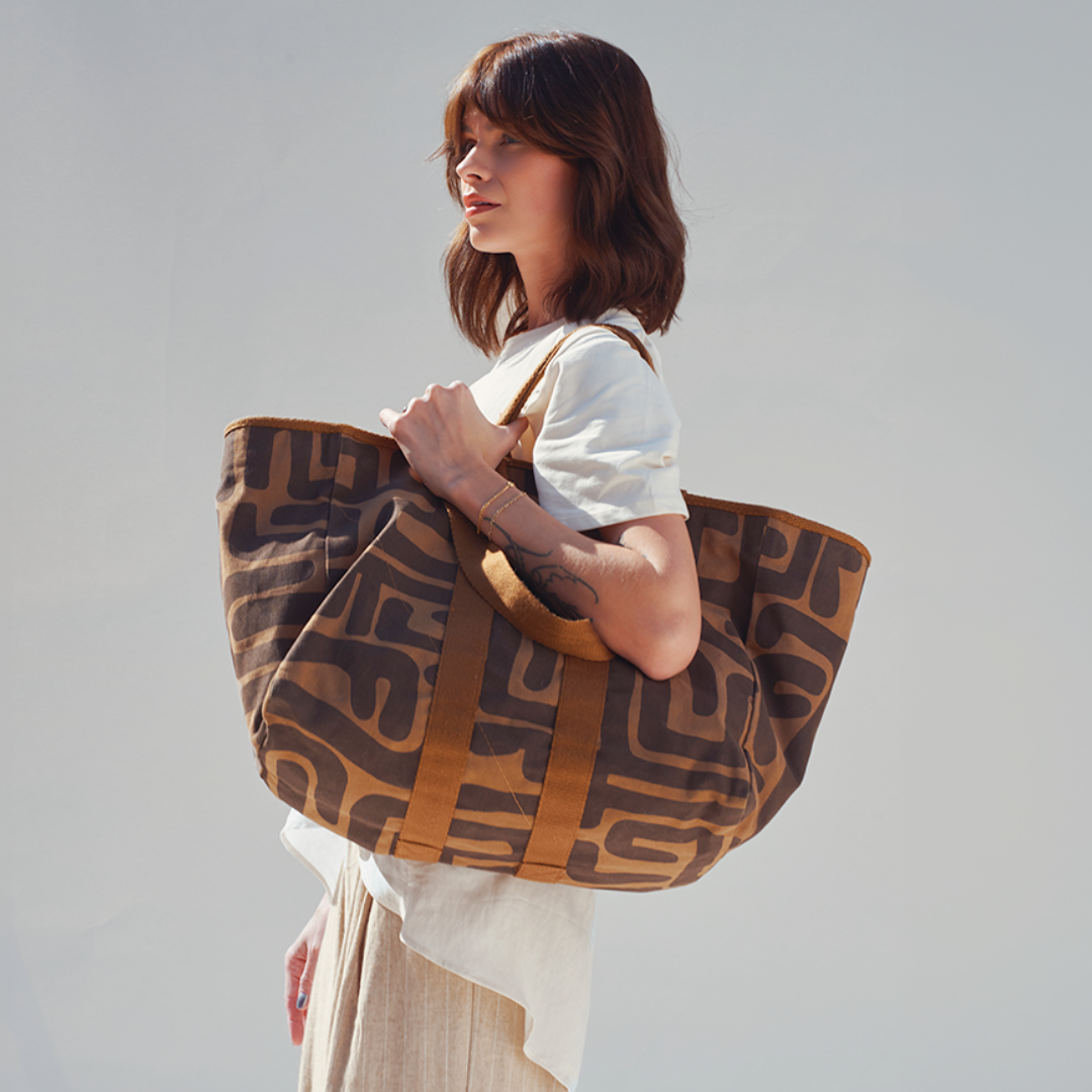 Everyday Tote - Mocha Kuba