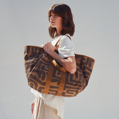 Everyday Tote - Mocha Kuba