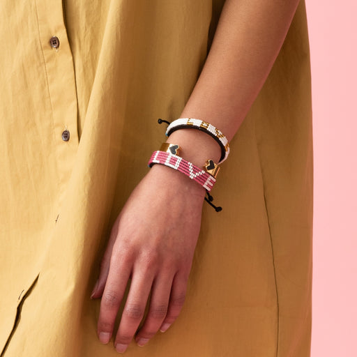 LOVE Bracelet - Summer Pink/White lifestyle image