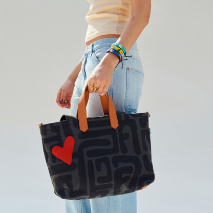 Commuter - Safari Kuba with Red Beaded Heart