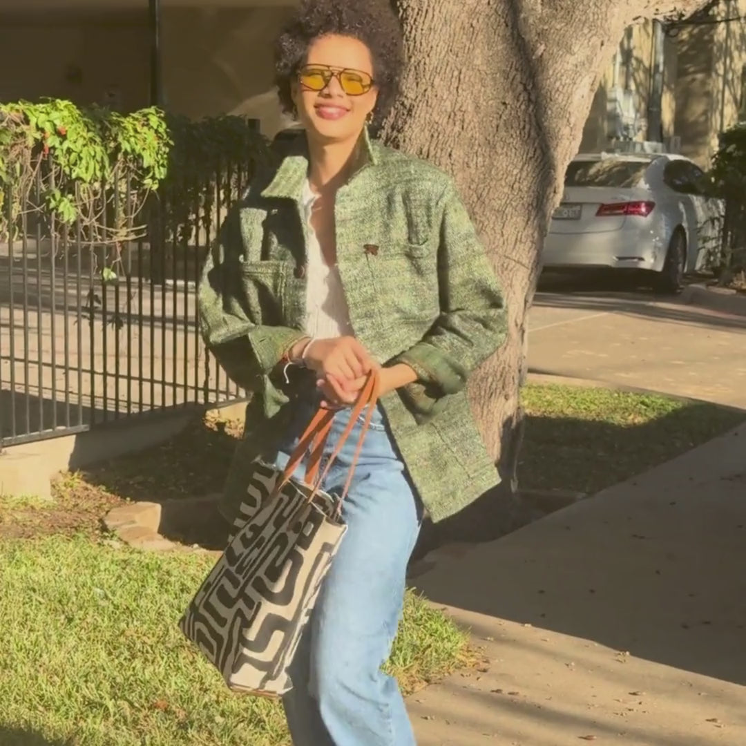 Go-To Tote - Black Kuba – Ubuntu Life