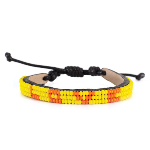 SAMPLE SALE: Skinny LOVE Bracelet - Bright Yellow/Orange