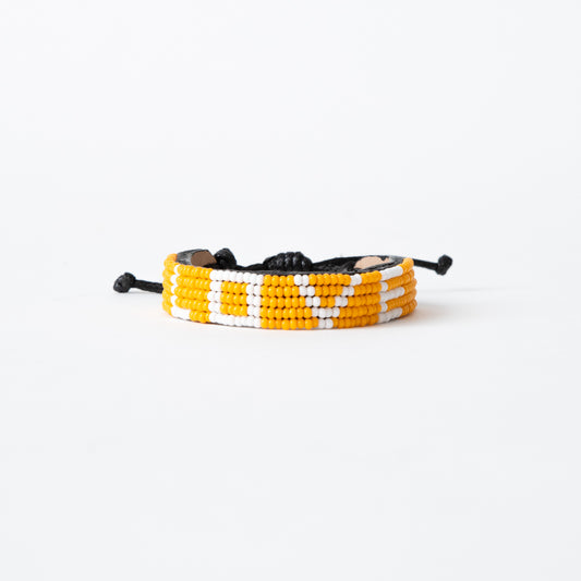 LOVE Bracelet - Orange/White