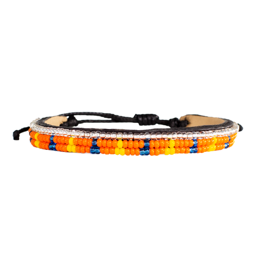 SAMPLE SALE: Skinny Uzuri Bracelet - Orange/Yellow/Blue