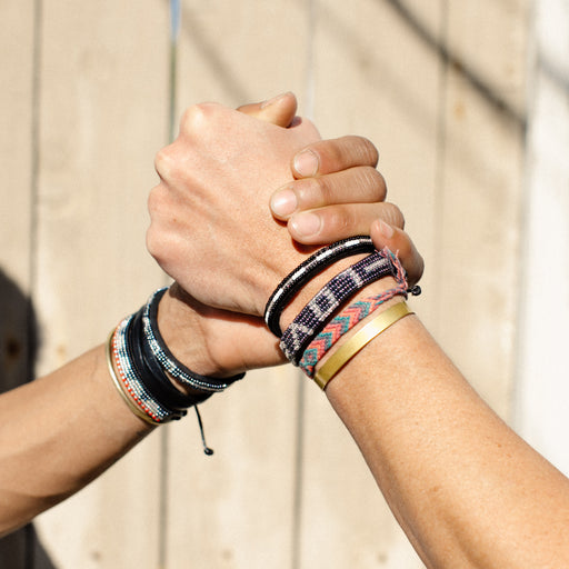 LOVE Bracelet - Gunmetal/Silver lifestyle image