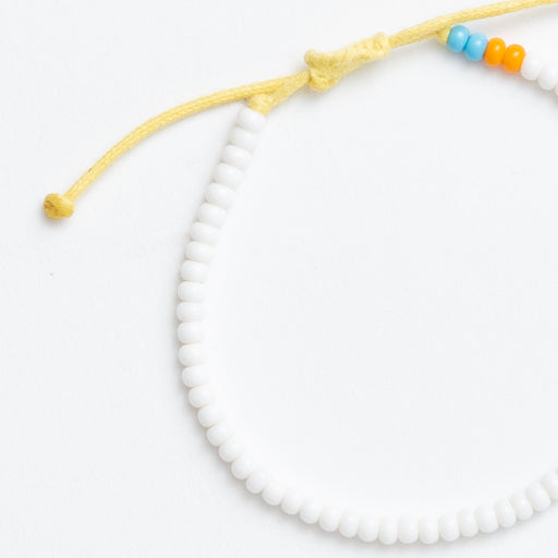 Single Strand Bracelet - White lifestyle image