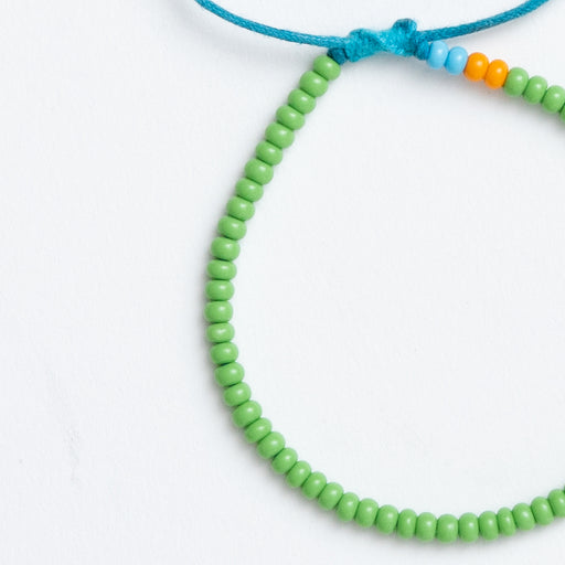 Single Strand Bracelet - Light Green lifestyle image