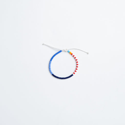 Single Strand Bracelet - Blue/Red
