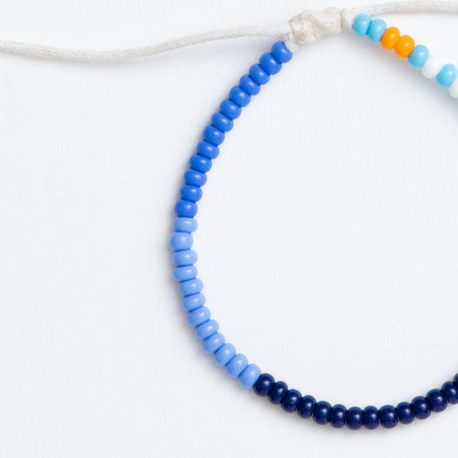 Single Strand Bracelet - Multi Blue lifestyle image