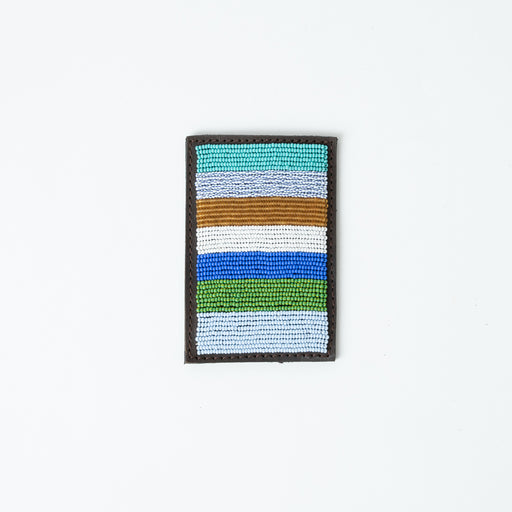 SAMPLE SALE: Card Wallet - Blue/Green
