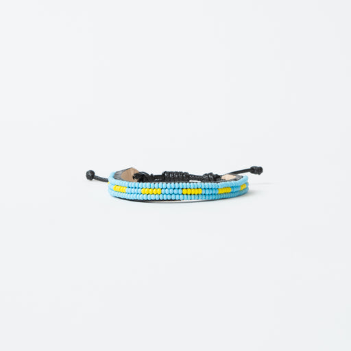 FINAL SALE: Skinny Nija Bracelet - Light Blue/Turquoise