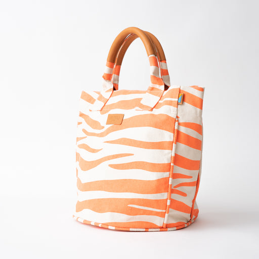 SAMPLE SALE: Zebra Weekender - Neon Orange lifestyle image