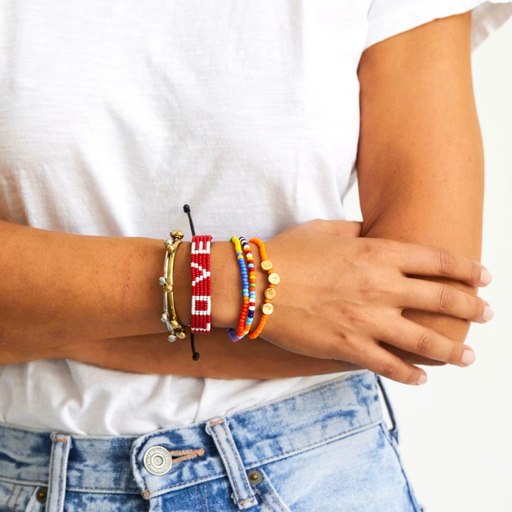 LOVE Bracelet - Red/White lifestyle image