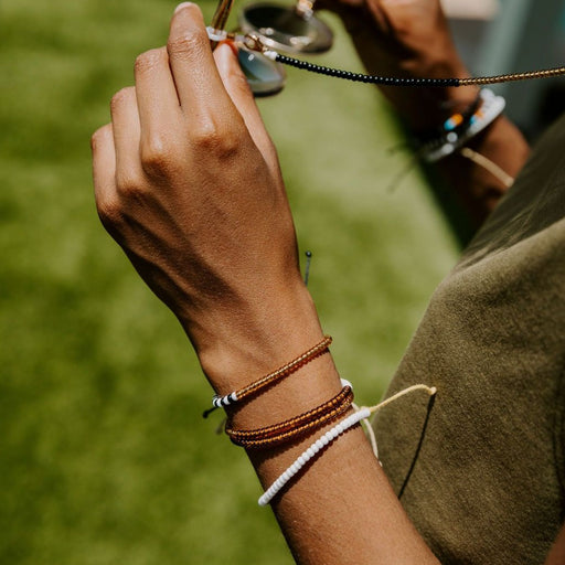 Single Strand Bracelet - White lifestyle image